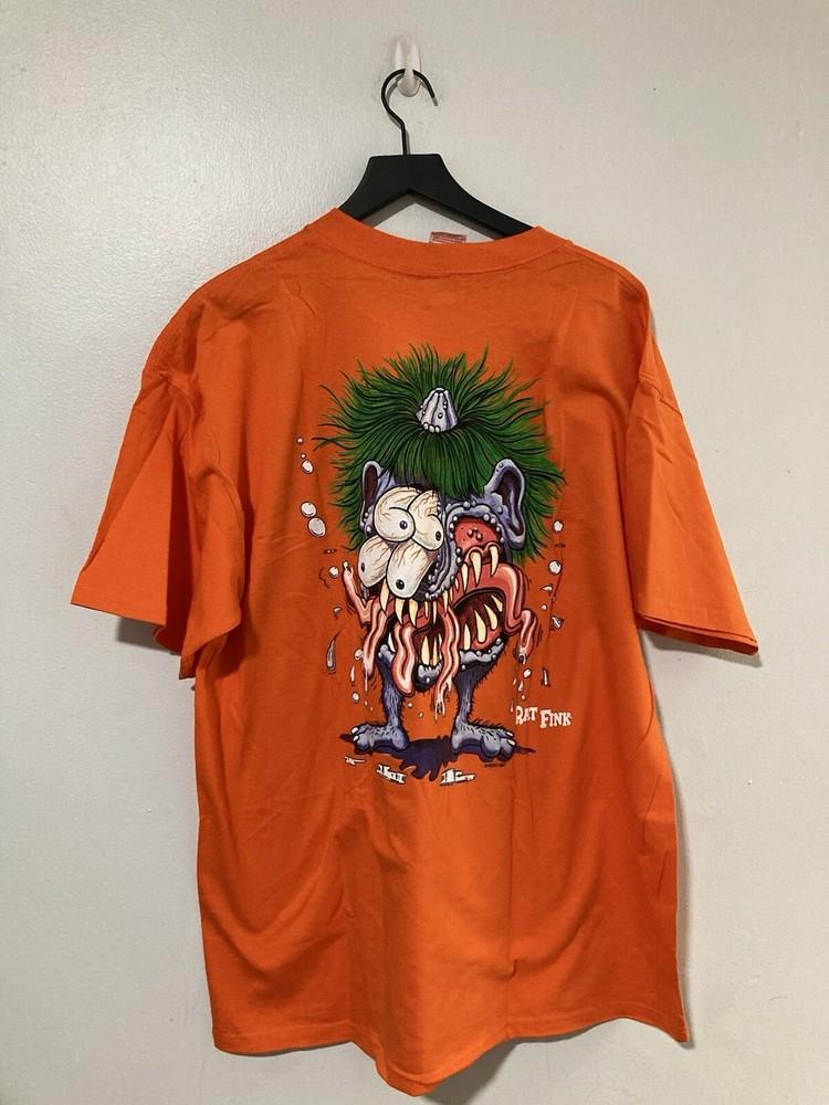Vintage Chicks Dig Me Rat Fink Shirt Mens Medium Ed Roth Cartoon Graphic 1989 Unisex T-Shirt XL