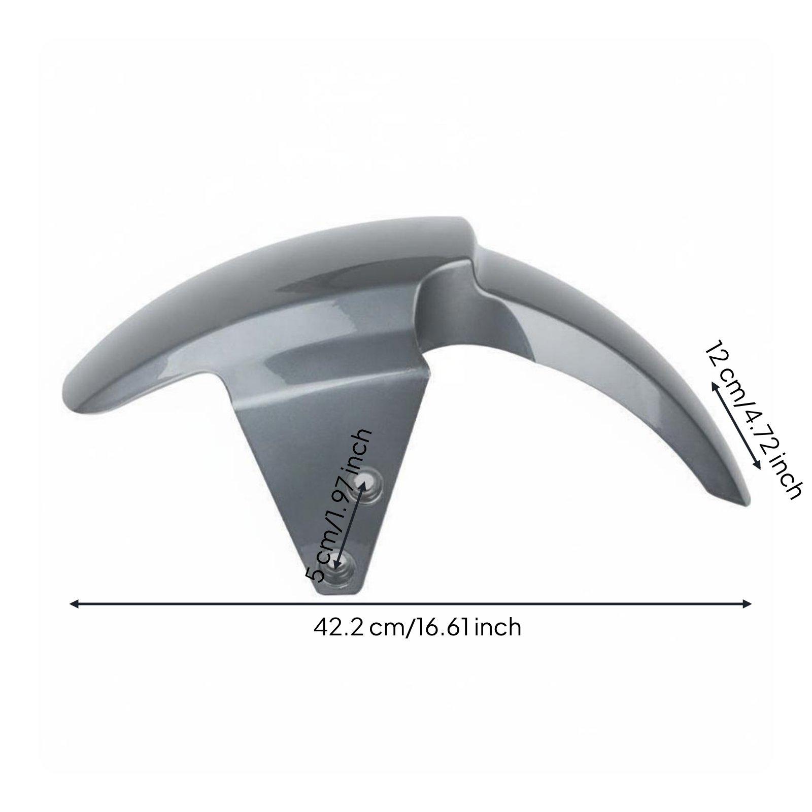 Błotnik do pojazdu elektrycznego Wytrzymały Błotnik 4,5 mm Przednia Osłona Błotna do Niu N1 kolor szary