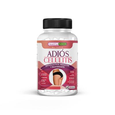 Αντίο Cellulite Healthy Fusion | Ισχυρό Μειωτικό κατά της Κυτταρίτιδας με L-Καρνιτίνη, Ιπποκάστανο, CLA, Καφεΐνη, Κακάο | 100 Καπ