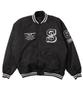 WEGO Unisex Padded Stadium Street Cold Weather Plus Christmas Size L Black Sonata Men's Jacket, Large, Outerwear, Casual, Patched, Style, Protection,