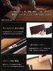 [MUGEN KANDA] Men's Genuine Leather Long Wallet with L-Shaped YKK Zipper, RFID Protection, Large Capacity, 12 Cards, Slim Design, Gift-Ready