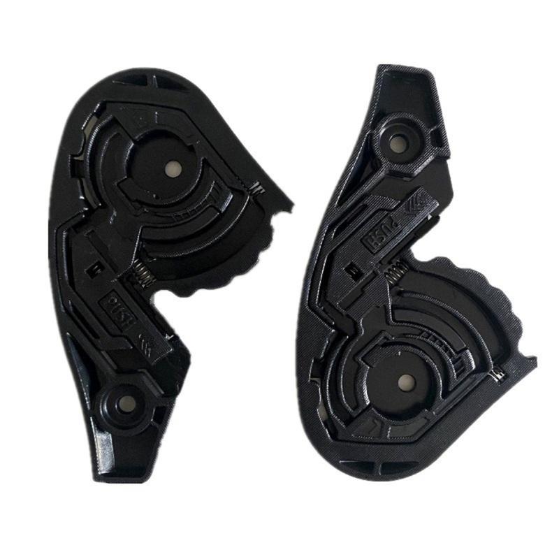 1 Pair Of Plastic Motorcycle Mt Helmet Shield  Base Mt-v-19 Helmet Equipment Accessories Replacement