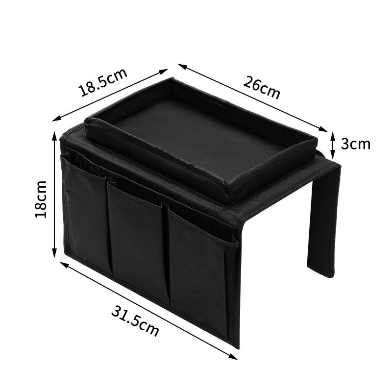 

Fashion Sofa Storage Bag Sofa Armrest Storage Hanging Bag Remote Control Home Storage Bag Black