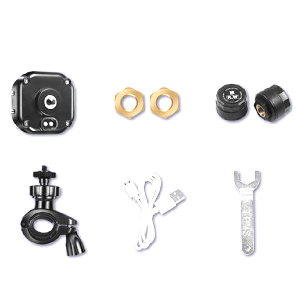 Motorrad Reifendruck Monitor TPMS Detektor Tragbare Reifendruck Überwachung System Erkennung
