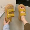 Fashion Shoes Woman 2025 House Slippers Platform Shale Female Beach Heeled Mules Pantofle Sabot High New Slides Shoes Ladies' Slippers P