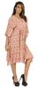 Moomaya Womens Short Kaftan Cover Up Night Dress Kaftan Gown Kimono