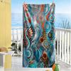 Australian Aboriginal Style Beach Towel Soft Durable Quick-Dry Comfortable Lightweight