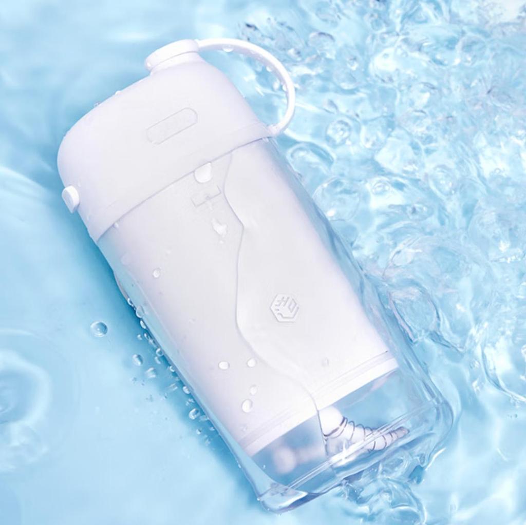 Jingdong Jingzao Portable Water Flosser [With 3 Nozzles], Pull-Type Oral Irrigator, 150ml Dental Water Cleaner, Orthodontic Prevention, type-c