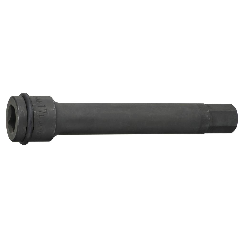 TONE Impact Long Hexagon 17mm Width Socket, 4AH-17L, 12.7mm (1/2") Drive,