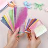50pcs 10colour Square Origami Paper Single-Sided Pearl Paper Folding Paper Multicolor Kids Handmade DIY Scrapbooking Craft Decor