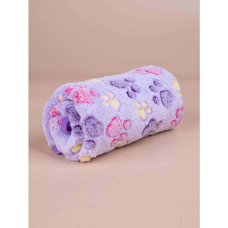 1 Pakke Lilla Hundepoteavtrykk Fleecepledd, Mykt Kjæledyrpledd For Små/Middels/Store Hunder & Katter, Tynt For Sommer