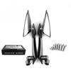 Scooter Motorcycle Universal Rearview Mirrors Classic Triangular Rear View Handlebar Mirrors for Harley