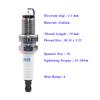 Car Spark Plug For TOYOTA CROSSROAD(RT) CRV STEPWGN ODYSSEY CIVIC Type R ACCORD 7 CM ACURA RSX CHEVROLET S10 IZFR6K11 6994