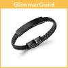 Trendy Retro Black Stainless Steel Bracelet Wholesale Fashion Geometric Wristband
