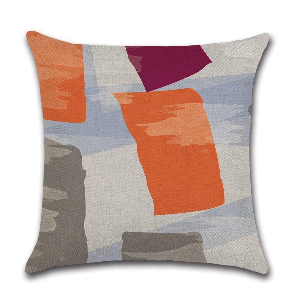 Geometric Cushion Cover Sofa Cushion Cover Home Car Decor Pillow Case Frail