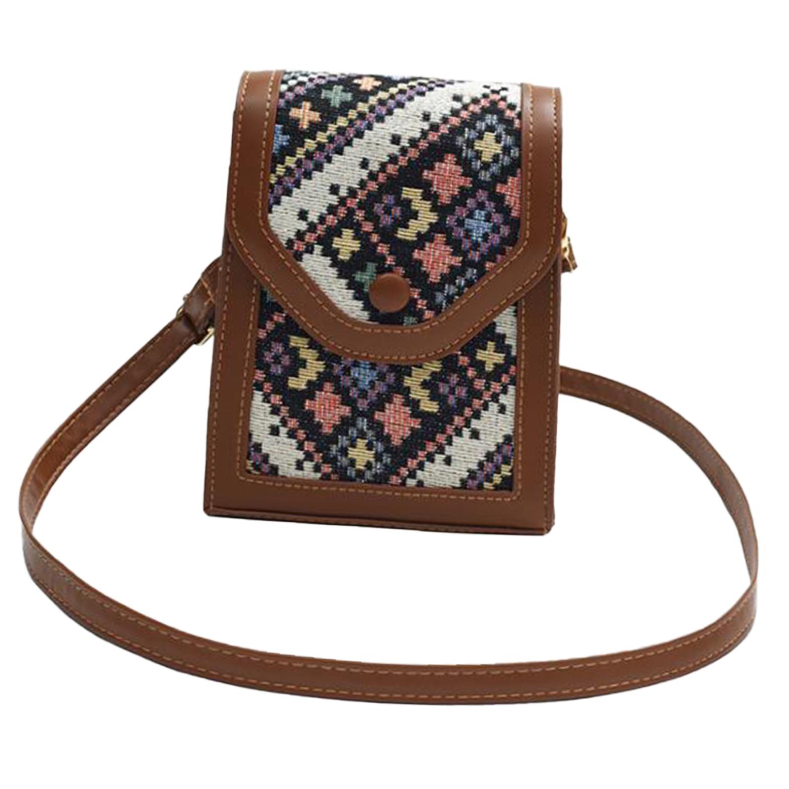 

Womens Crossbody Bag Casual Wallet Shoulder Bag for Travel Shopping чёрный