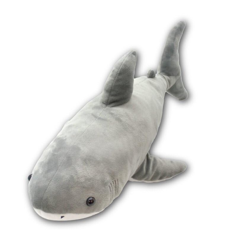 Yamani Shark Plush Toy Great White Shark H29.5 X W25.5 X D52cm 12265