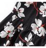 Nanyou Tencel Linen Tie Waist Mid-Length Summer Dress - Elegant Women's Short Sleeve for Vacation