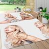 Golden Hair Dream Carpet Rug Soft Washable Antislip Home Living Room Sofa Mats Personalized Christmas Rug