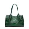 Alligator Leather Women's Large Capacity Luxury Handbag Shoulder Bag 2025 Trend