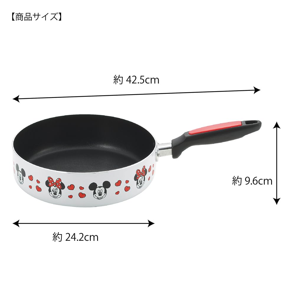 Deep Frying Pan 24cm "Mickey & Minnie" MM-315