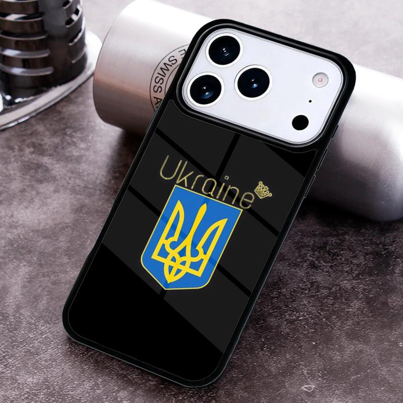 Grungy I Love U=kraine Heart Flag Phone Case for iPhone 17 16 15 Pro Max Air 14 13 12 11 Plus Shockproof Cover