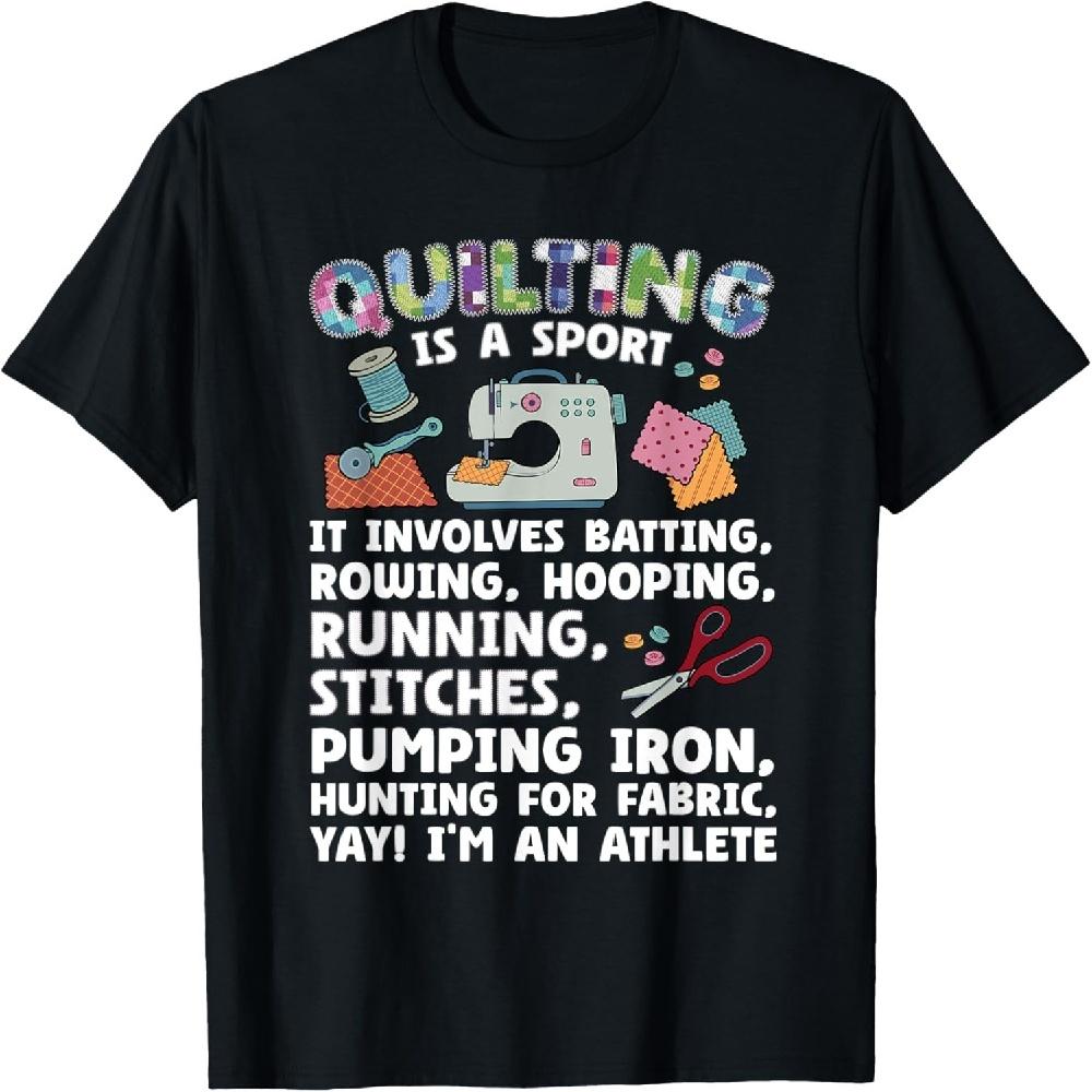 

Funny Quilting Art For Men Women Quilt Lover Sewing Quilter T-Shirt XXXXXL чорний