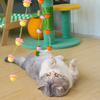 Interactive Cat Wand Toy Cat Teaser Stick String Toy with Furry Plush Balls for Indoor Cats To Play And Exercise