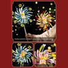 Unfinished Glowing Rotating Lantern Handheld Spinning Fireworks Lamp  Festival Decoration