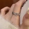Exquisite Adjustable Butterfly Ring For Women Stylish Copper Fashion Accessory
