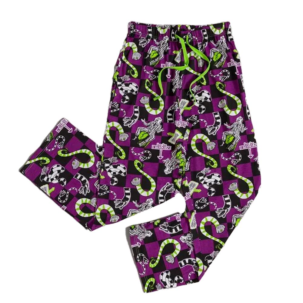 Beetlejuice Unisex Adult All-Over Print Sandworm Lounge Pants