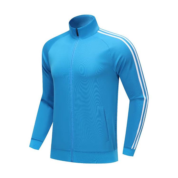 Unisex Long-Sleeve Stand Collar Sports Jacket & Training Suit Set - Autumn/Winter Collection