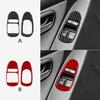 Real Soft Carbon Fiber Sticker Car Window Switch Frame For Seat Leon MK1 1M 1999 2000 2001 2002 2003 2004 Trim Accessories