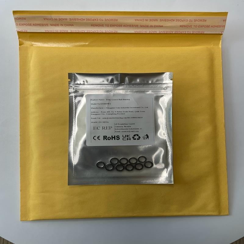 10 Stück SMR85W2 5x8x2 mm Edelstahl-Kugellager ABEC-7