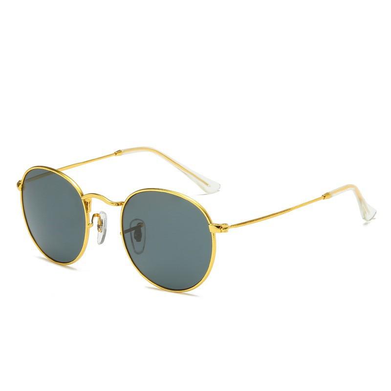 Fashion 3447 Glass Sunglasses Jelly Sunglasses Round Colorful Sunglasses Hipster Personality
