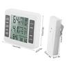 Wireless Digital Audible Alarm Refrigerator Thermometer with 2PCS Sensor Min/Maximum Display Wireless Therometer