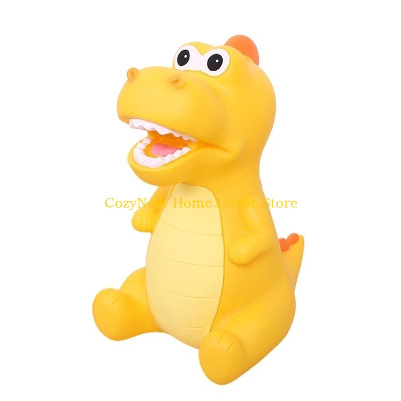 

92MF Creative Money Case Dinosaur Money Case Coin Case Convenient to Use, Suitable for Encourages Saving Habits жовтий