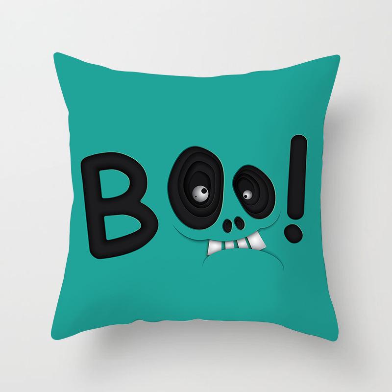 Halloween Pillowcase  Cartoon Devil Pumpkin    Decorative