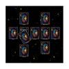 Divinations Tischdecke Lesekarte Astrologie Tarots Karten Tischdecke Altartuch Divinations Brettspiel Zubehör