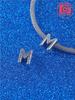 925 Silver Charm Beads Fit Bracelet Charms 26 Letters English Pinyin Bead Gift for Women Jewelry