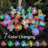 Solar Fiber Optic Butterfly Flower Colorful Garden Lamp - Outdoor Courtyard Decorative Landscape Lighting