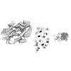 20PCS Small Size Clasp Lock Spring Loaded Duckbill Buckle Box Latch Mounting Screws Stainless Steel Chest Lock Cabinet Boxes
