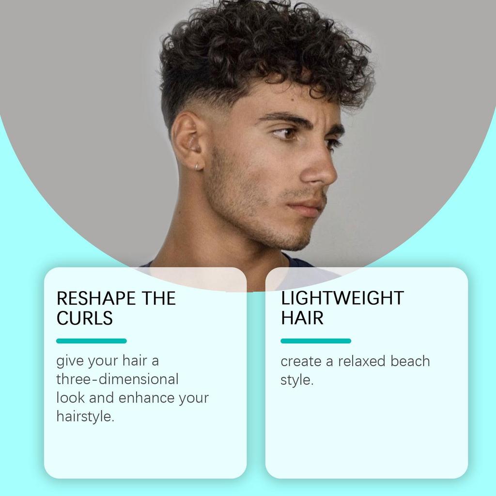 Sea Salt Hair Styling Spray Lazy Curl Defining Improving Thicken Strong Hold Non Greasy Fluffy Natural Wave Hair Nourishing Oil