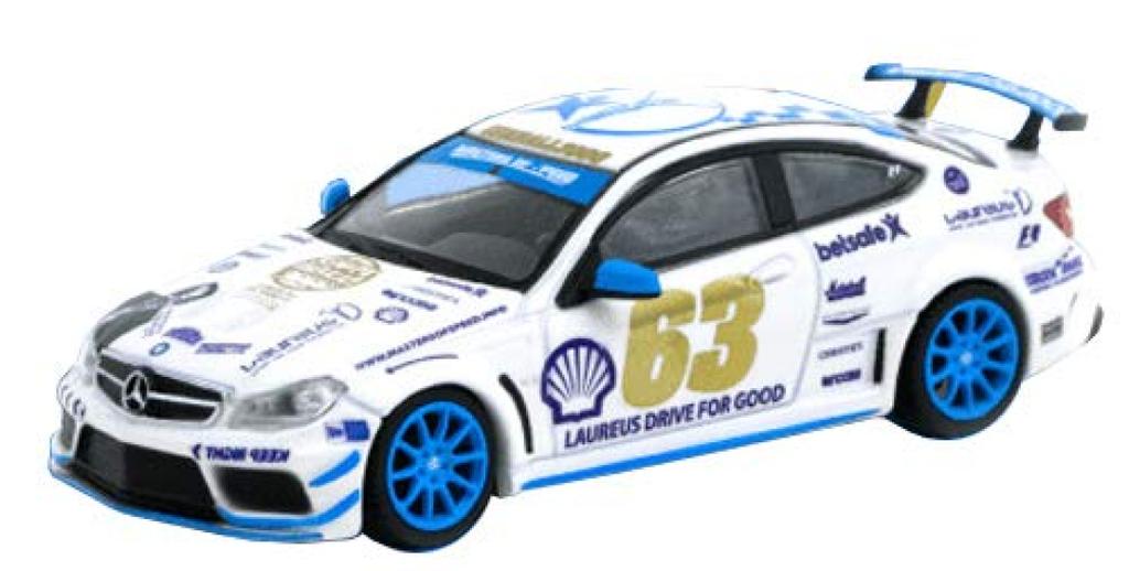 TARMACWORKS Mercedes Benz C63 AMG Black Series GUMBALL 3000 2016 Finished Product 1/64