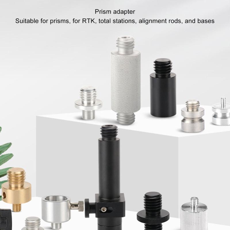 Adattatore Prisma per Stazione Totale Filettatura 5/8in 11 Lunghezza 22mm Adattatore a Sgancio Rapido Per Strumento di Misurazione GPS RTK