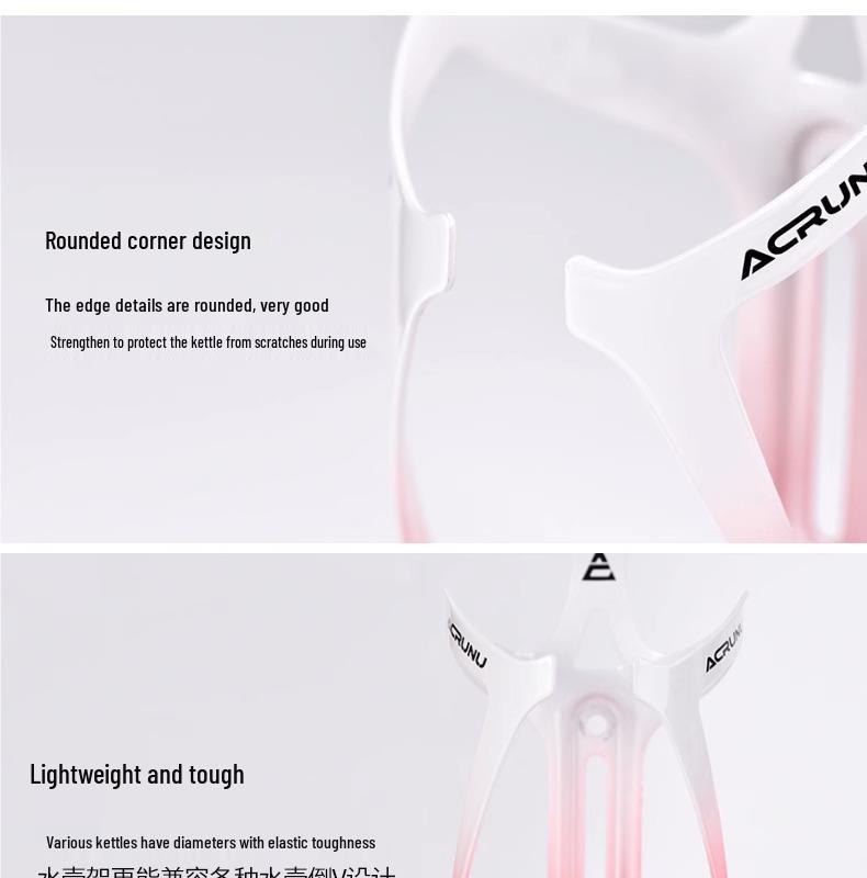 ACRUNU Colorful Aluminum Bike Water Bottle Cage for Mountain & Road Cycling