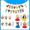 Dog Hanging Swirls Decorations Banner 25 Pcs Birthday Party Decorations - Dog Birthday Party Honeycomb Centerpieces Banner Hanging Swirls for Kids