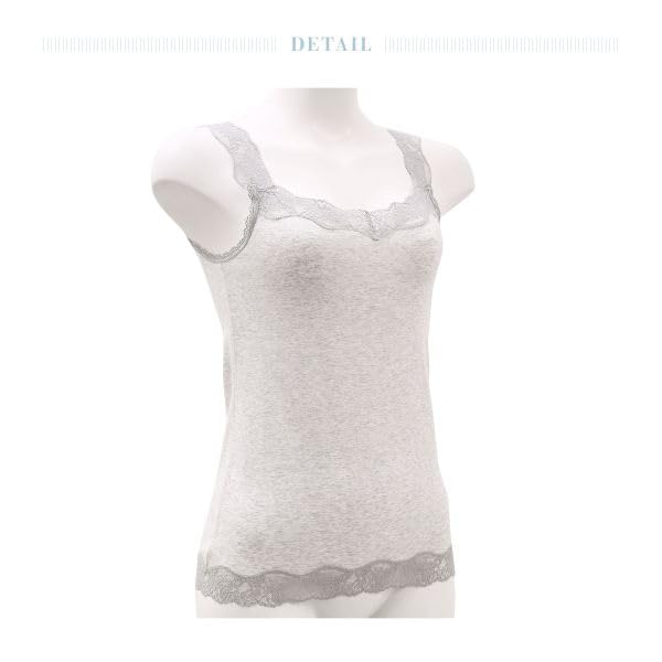 Kid Blue 20STANDARD Camisole Innerwear (LGY-Light Gray, Size M)