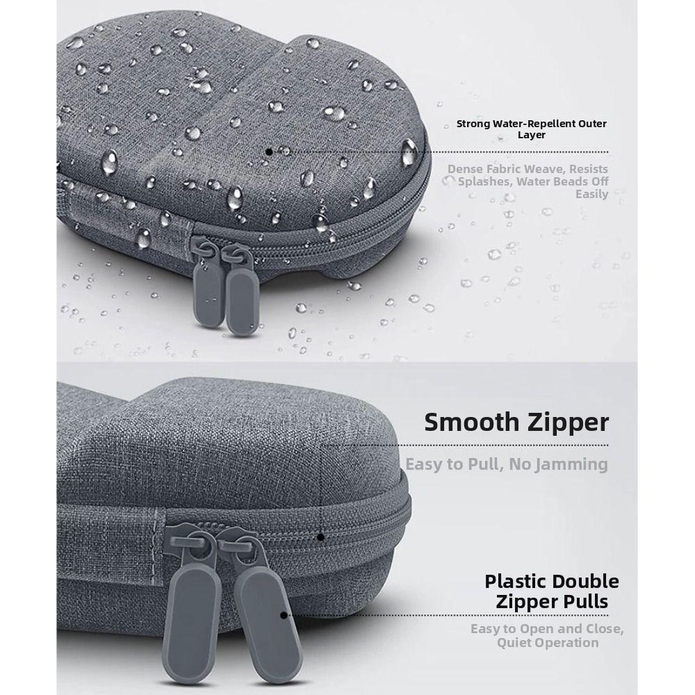 Waterproof Earphone Storage Bag Portable Headphone Protective Bag Headset Carrying Case Outdoor