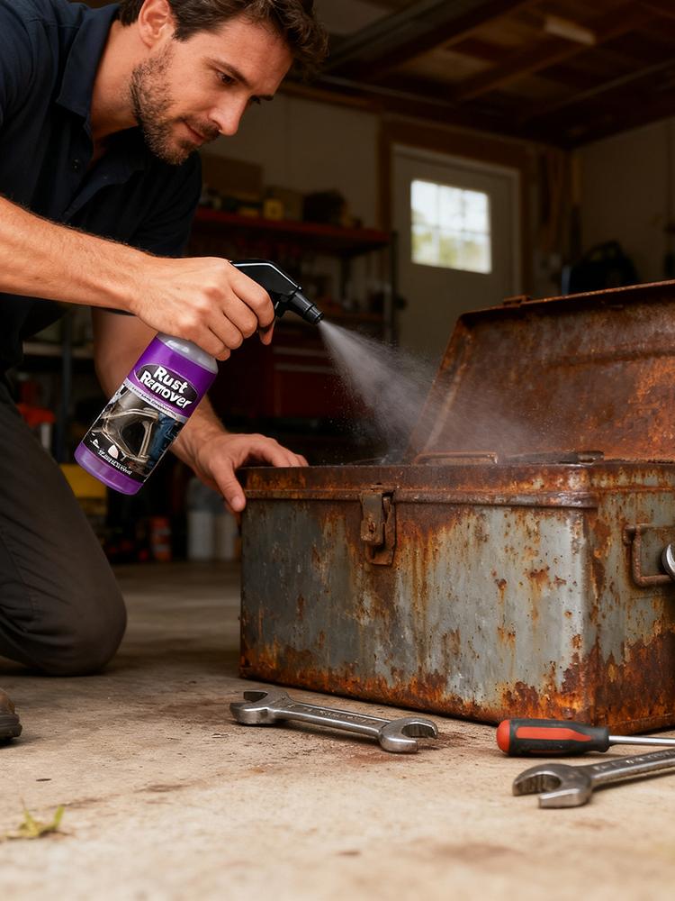 100ml Car Rust Remover Spray Safe For Auto Paint Metal Surface For Chassis Wheels Tools Prevents Corrosion Degreaser